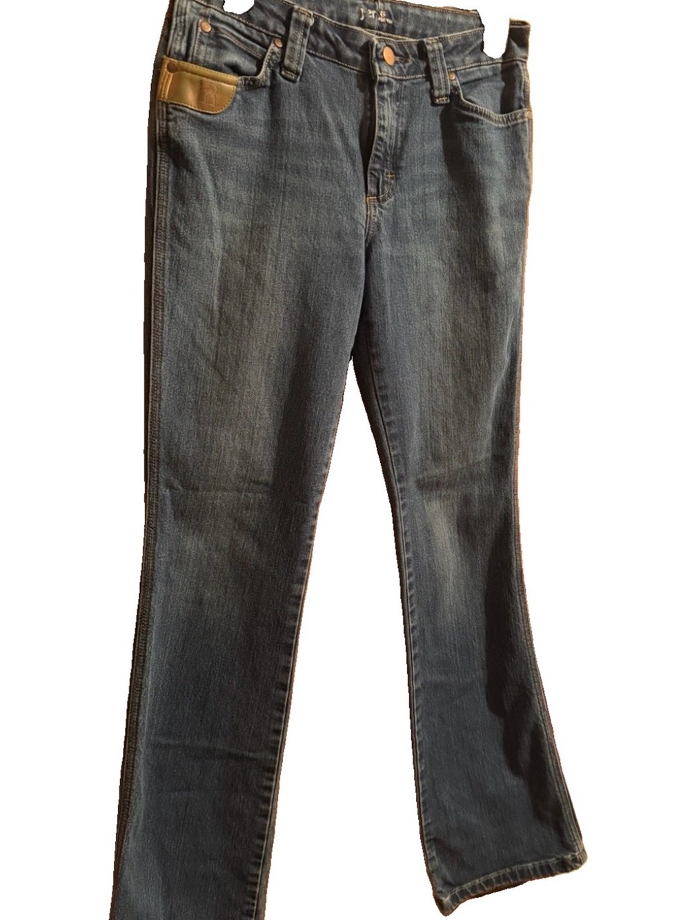 Wrangler Rugged Dark Blue Straight-Leg Women's Jeans